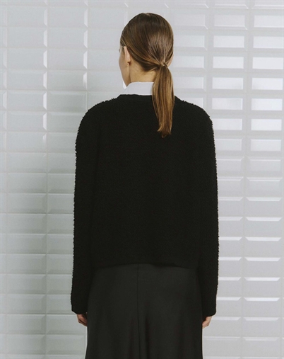 Withblack - Julia WBL Boucle Cardigan - Black